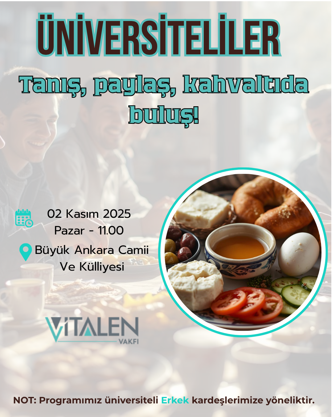 Üniversiteliler Tanışma Kahvaltısında Buluşuyor